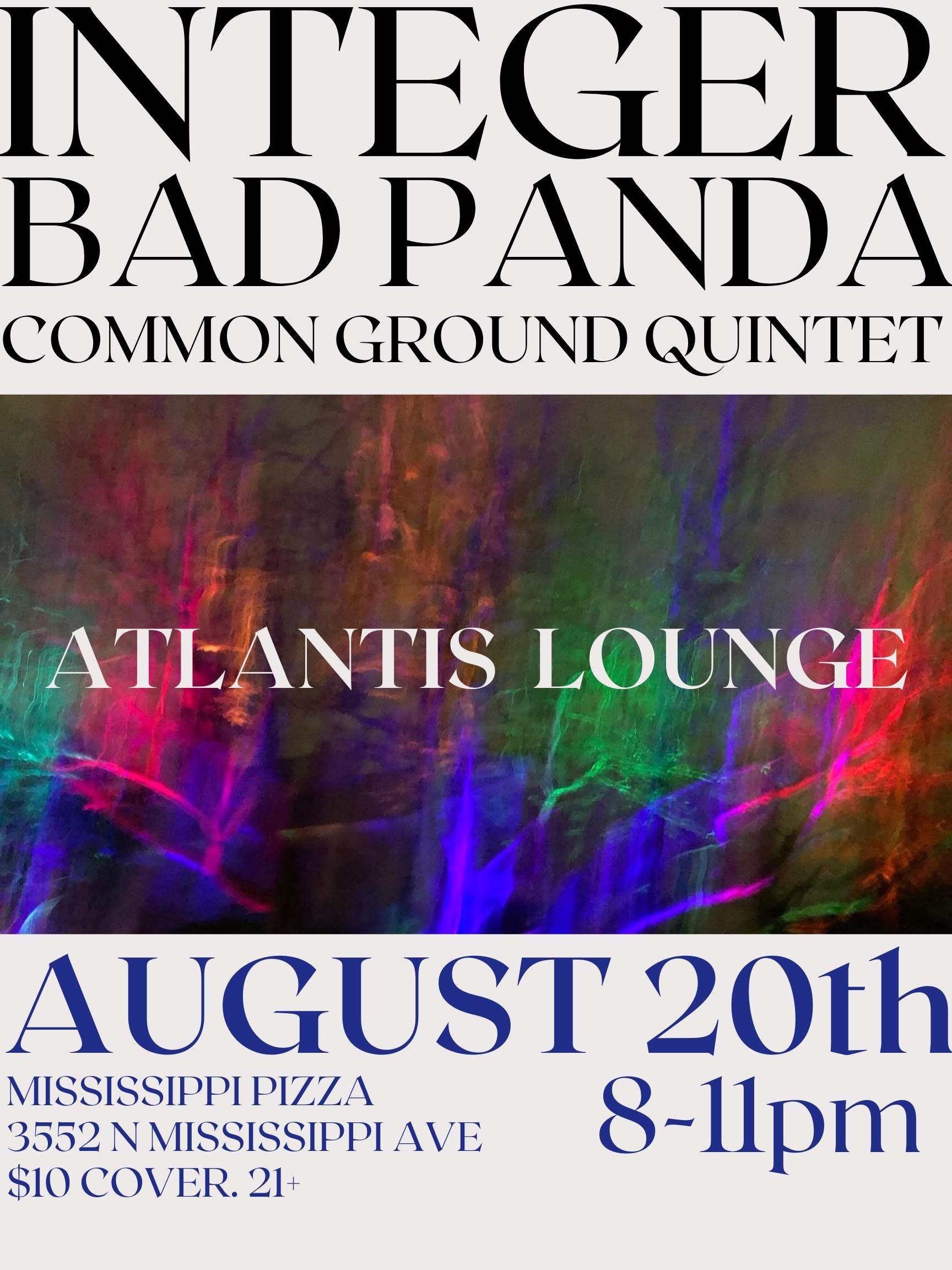 Common Grounds, Integer, Bad Panda