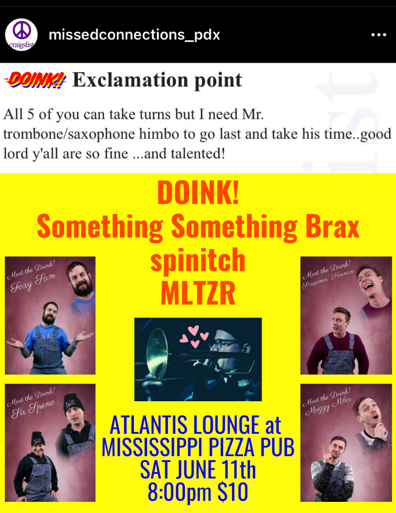 DOINK!, Something Something, Brax, spinitch, MLTZR